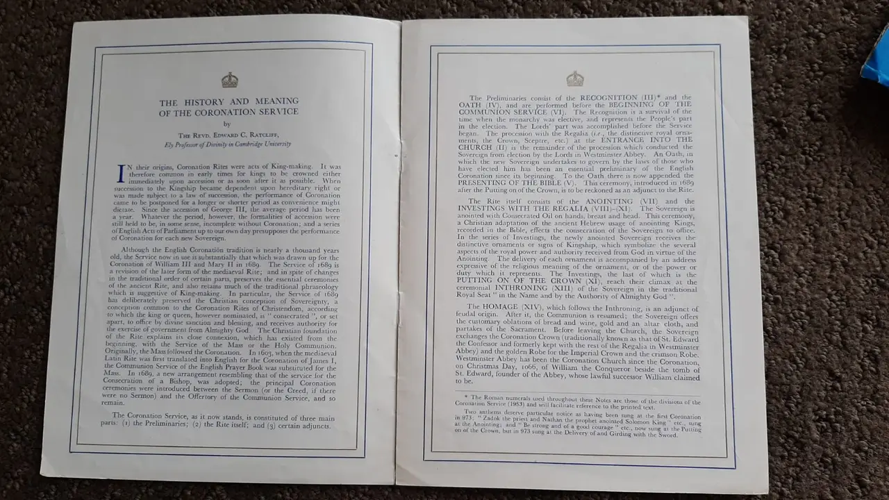 THE CORONATION OF QUEEN ELIZABETH II 1953 His Masters Voice 3 LPs – photo 8
