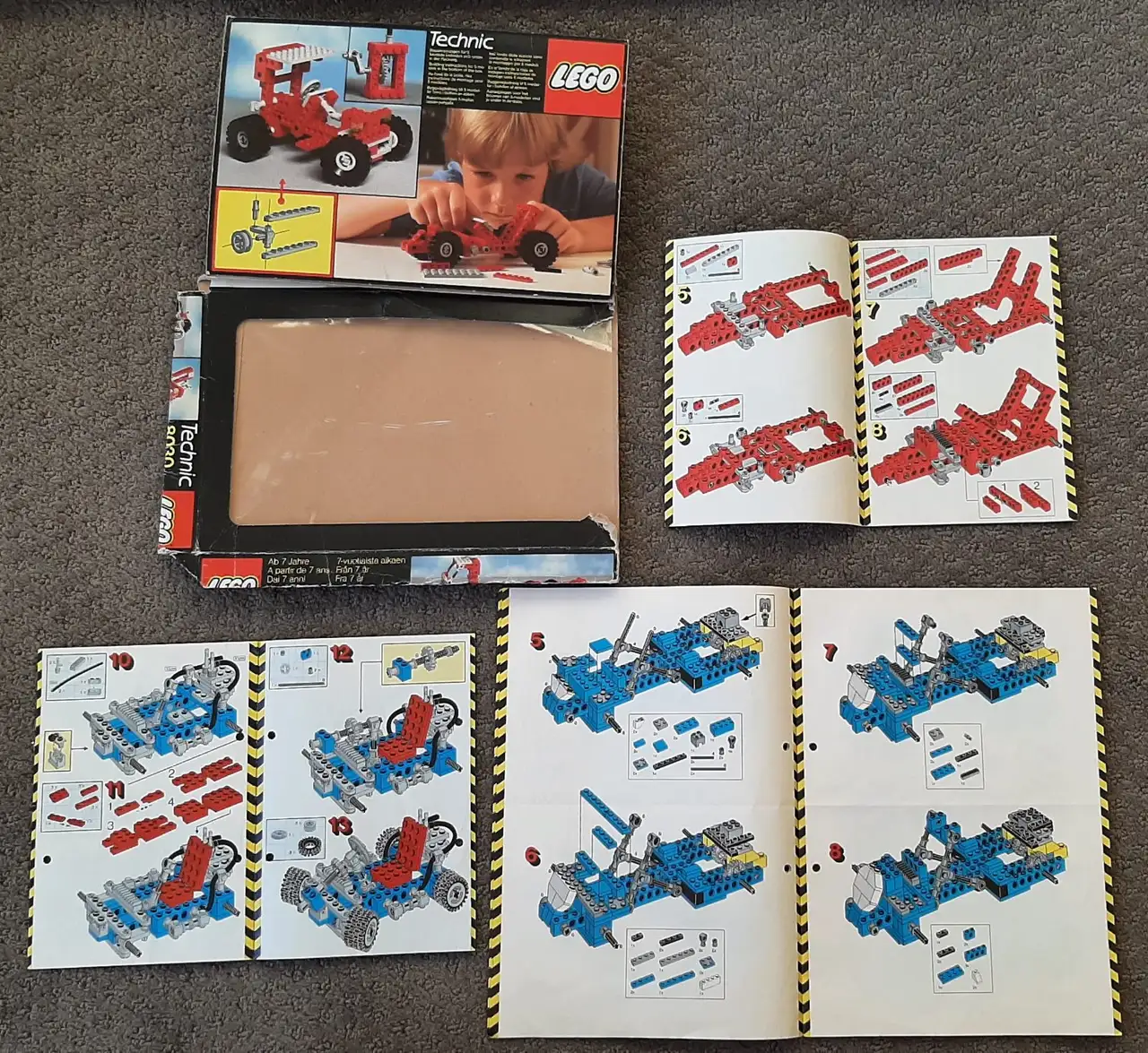 Vintage Lego Technic sets 854 Go Kart and 1972 Go-Kart and 8030 Universal Set – photo 12