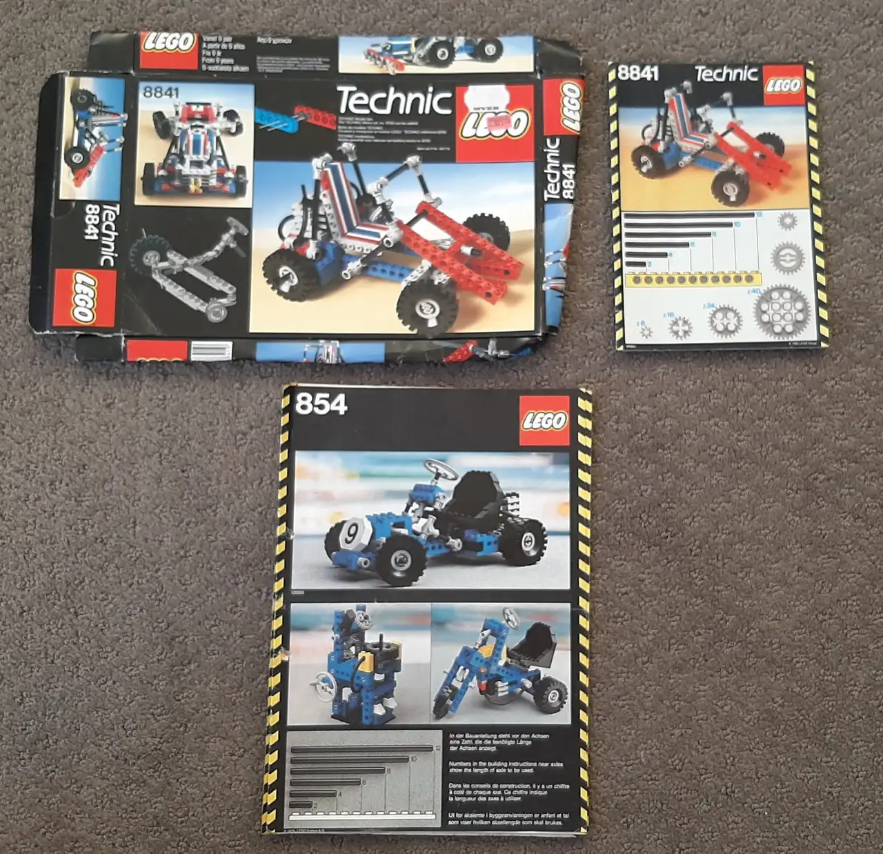 Vintage Lego Technic sets 854 Go Kart and 8841 Dune Buggy / Desert Racer – photo 11