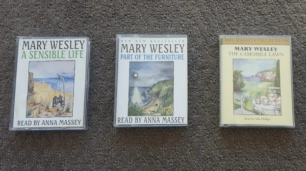 Mary Wesley audio book cassettes Bulk lot of 3