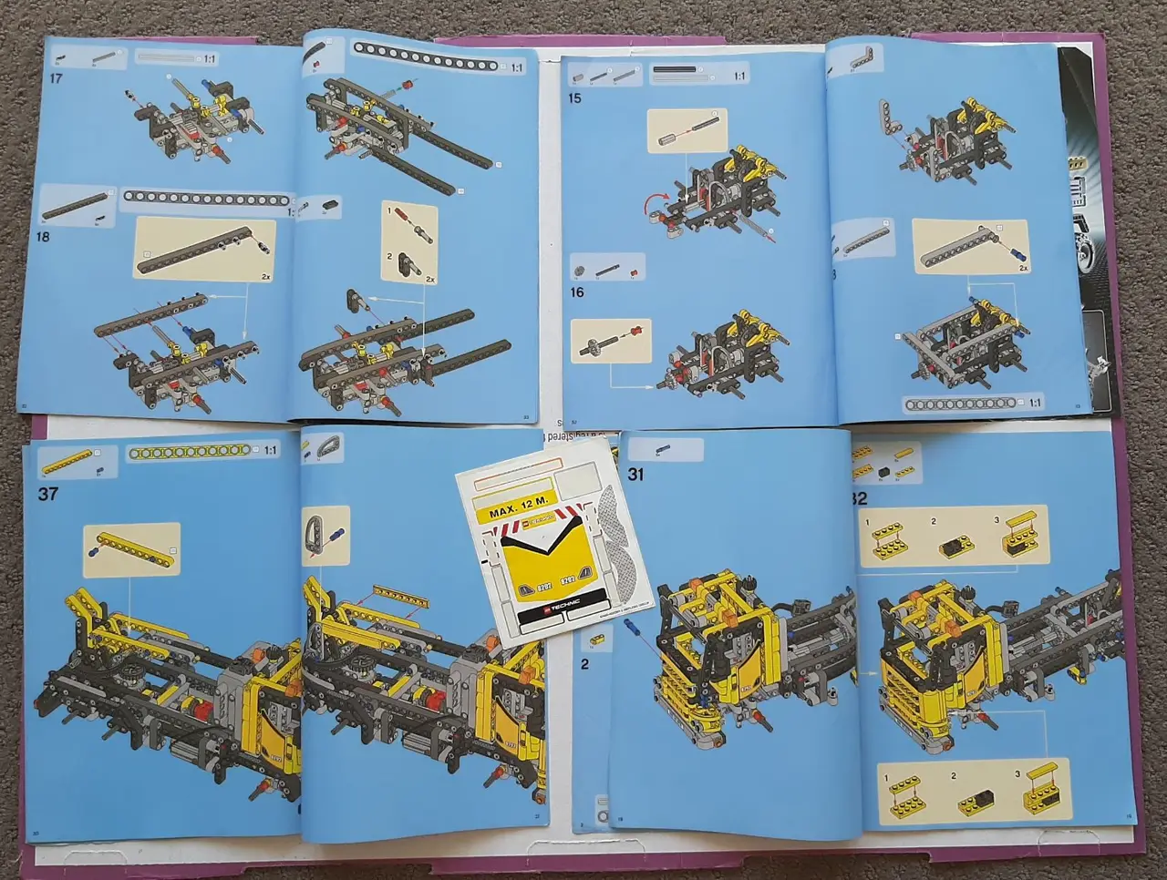 Lego Technic 8292 Cherry Picker - Instruction books and sticker sheet – photo 3