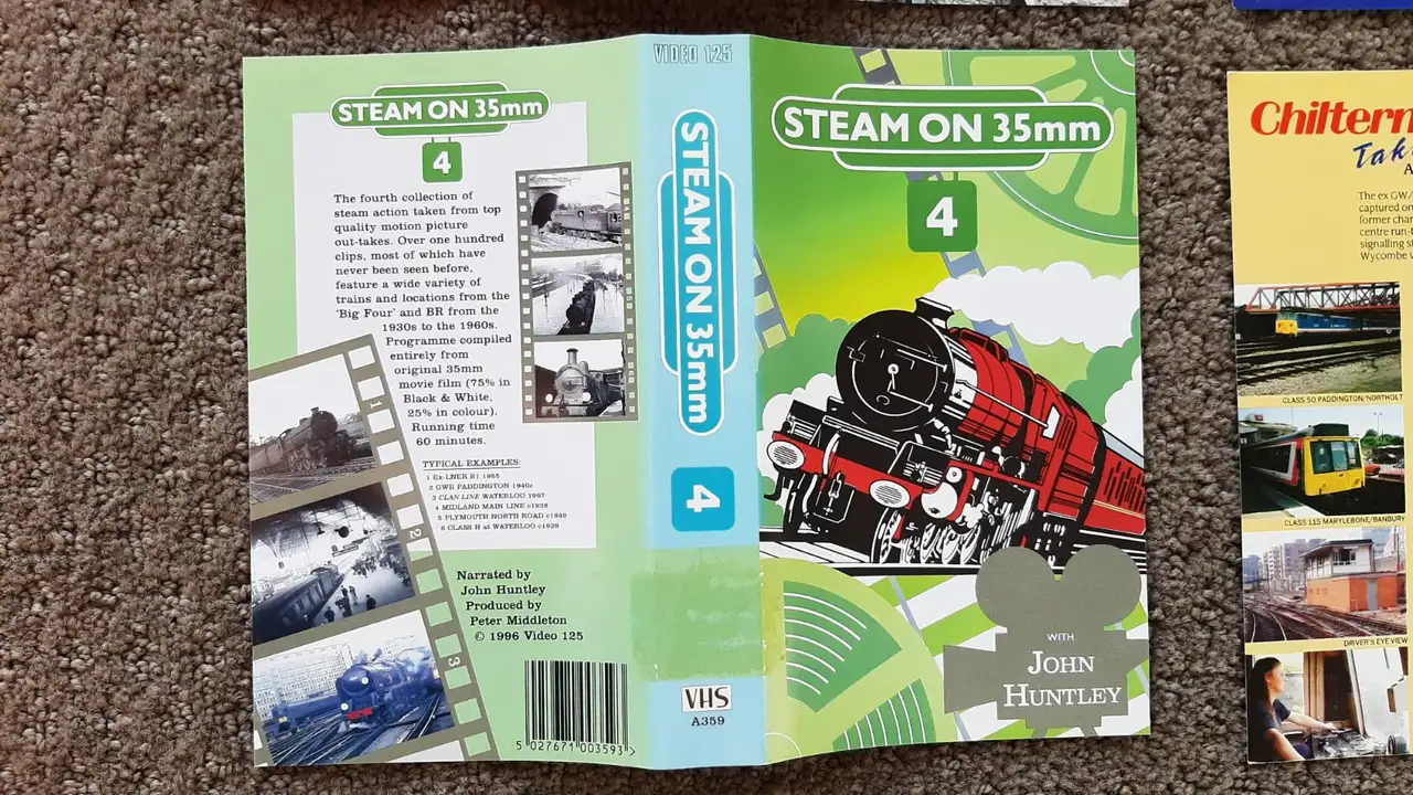 Bulk lot of cover sleeves for VIDEO 125 Drivers Eye View train videos – photo 7