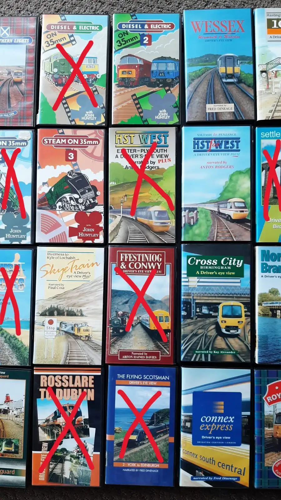 Train videos on VHS. BULK LOT – photo 4