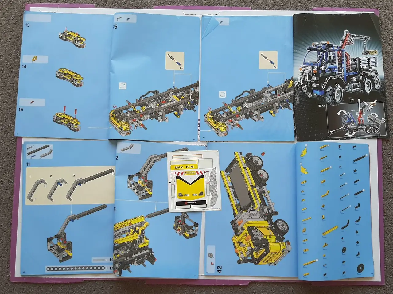 Lego Technic 8292 Cherry Picker - Instruction books and sticker sheet – photo 4