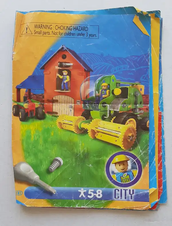 Meccano 9101 Farm and harvester set instruction book (only)