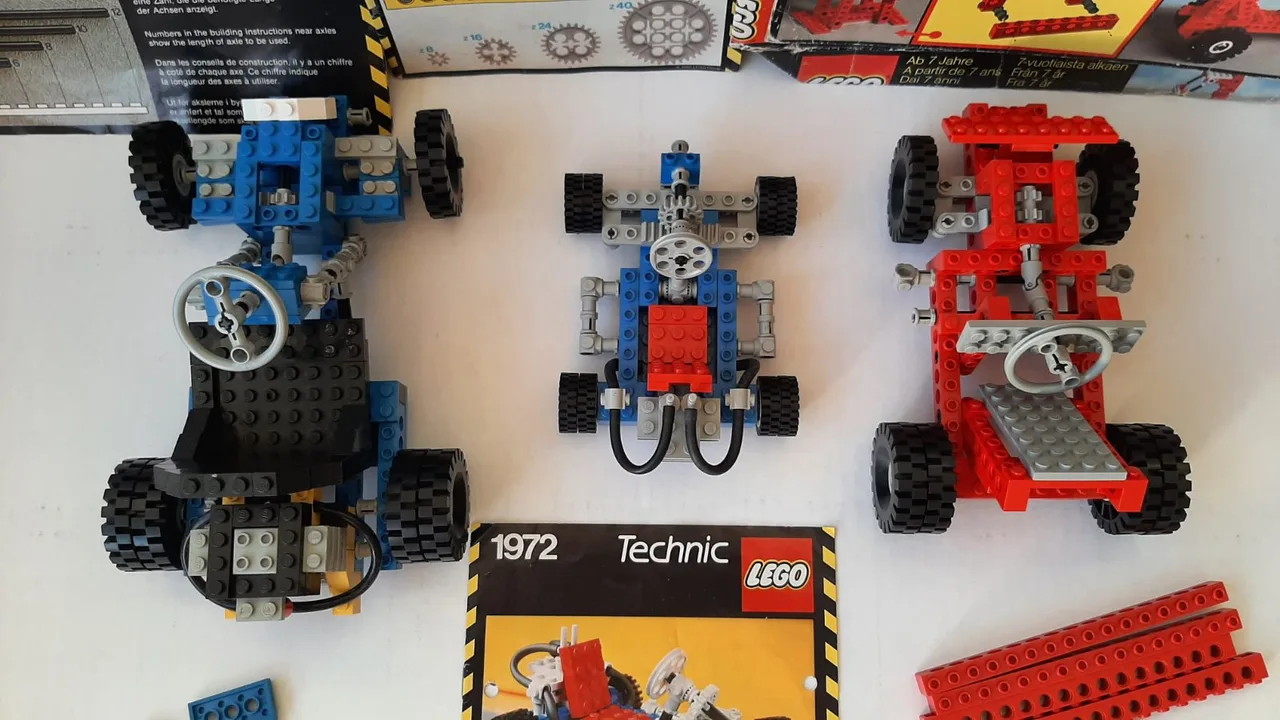 Vintage Lego Technic sets 854 Go Kart and 1972 Go-Kart and 8030 Universal Set – photo 7