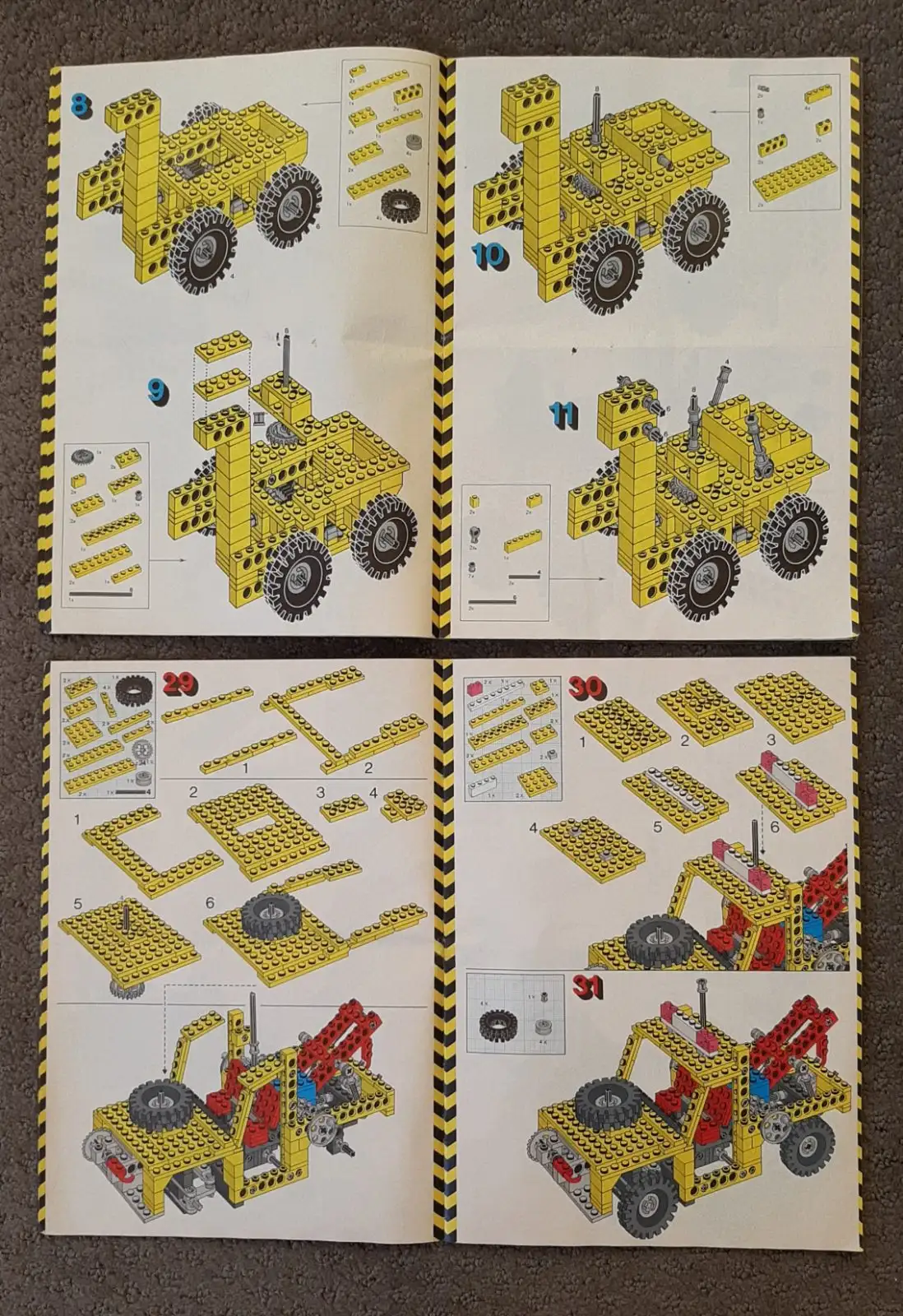 Vintage Lego Technic sets 8846 Tow Truck and 850 Fork Lift – photo 12