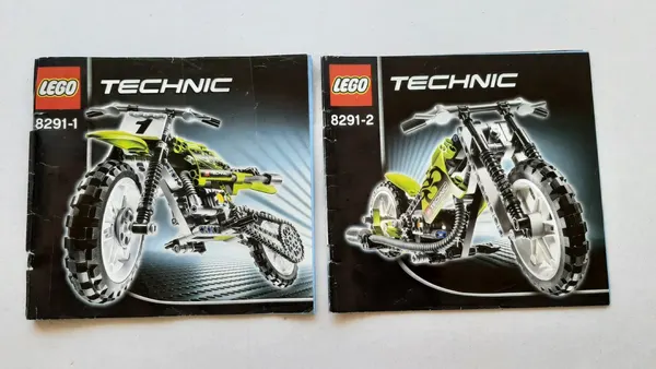 Lego Technic 8291 Dirt Bike - Instruction books only