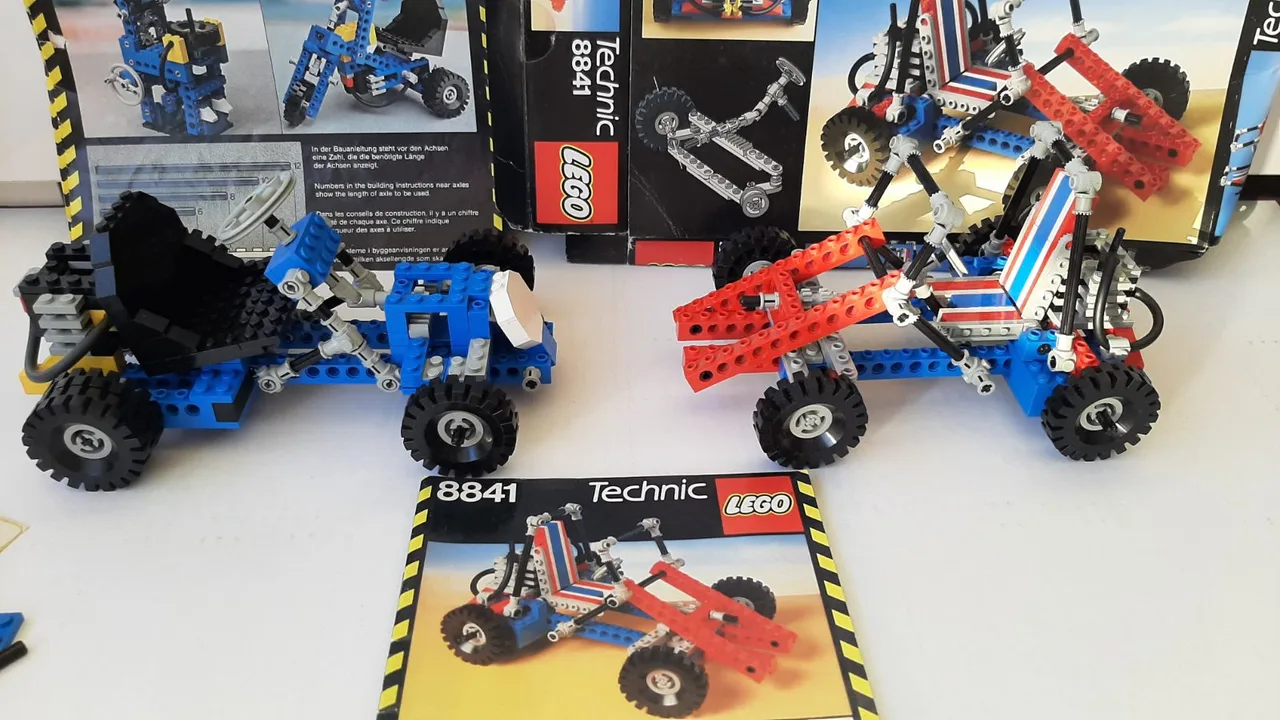 Vintage Lego Technic sets 854 Go Kart and 8841 Dune Buggy / Desert Racer – photo 5