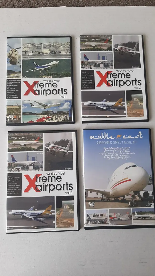 DVDs - Worlds Most Extreme Airports and Middle East Airports