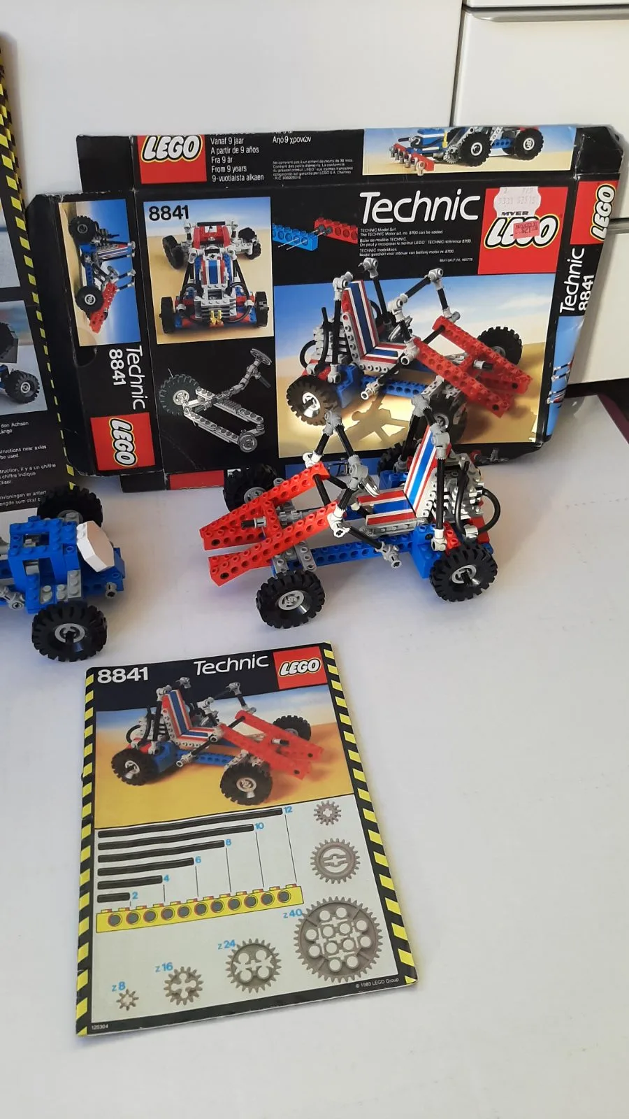 Vintage Lego Technic sets 854 Go Kart and 8841 Dune Buggy / Desert Racer – photo 6