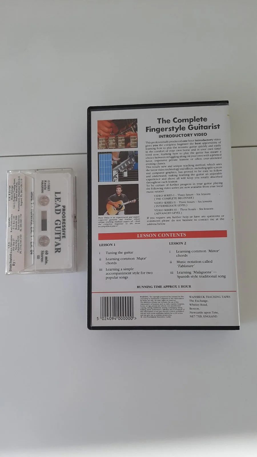 Guitar lessons on VHS video and audio cassette – photo 2