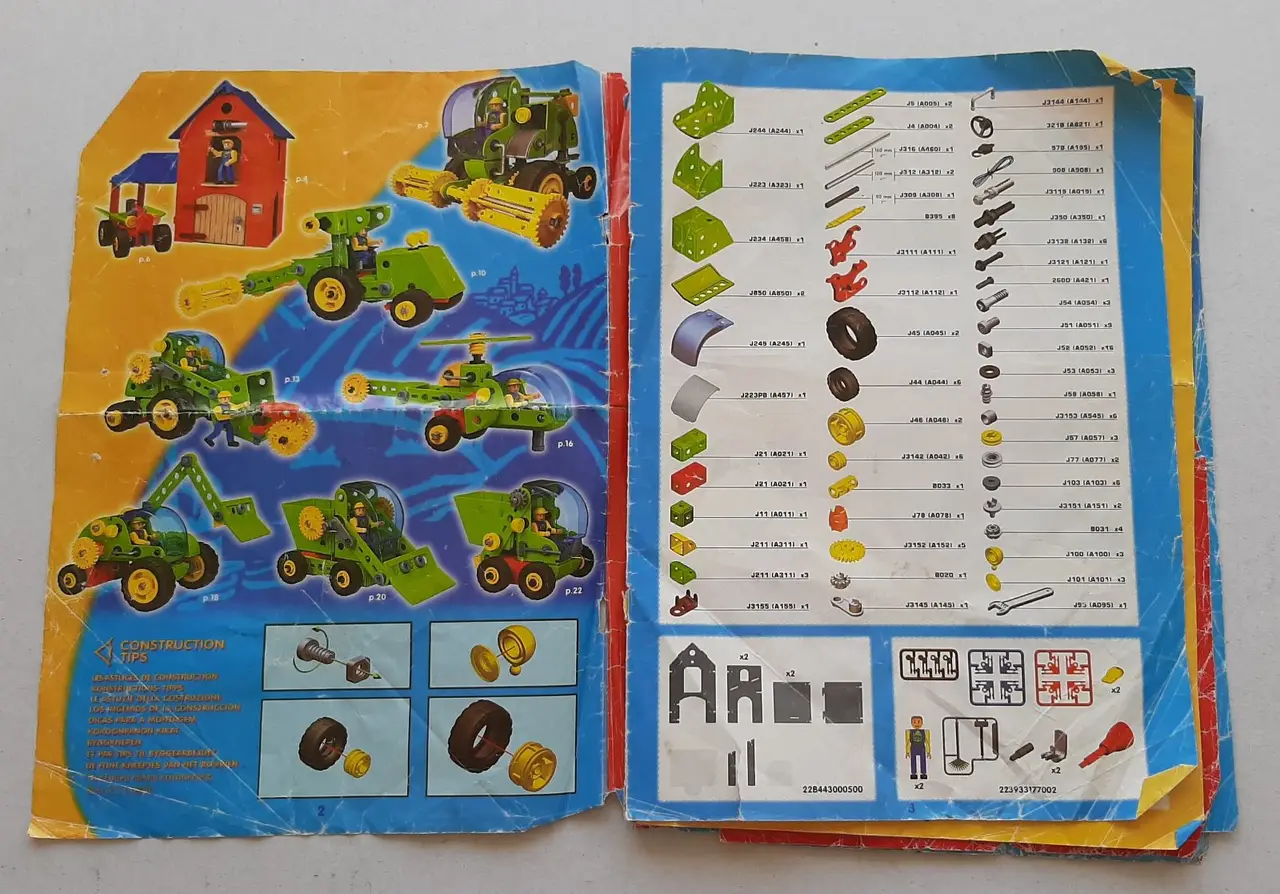 Meccano 9101 Farm and harvester set instruction book (only) – photo 2