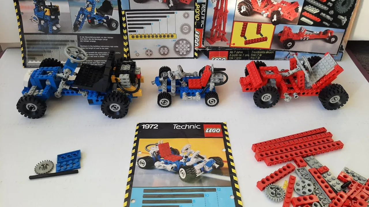 Vintage Lego Technic sets 854 Go Kart and 1972 Go-Kart and 8030 Universal Set – photo 5