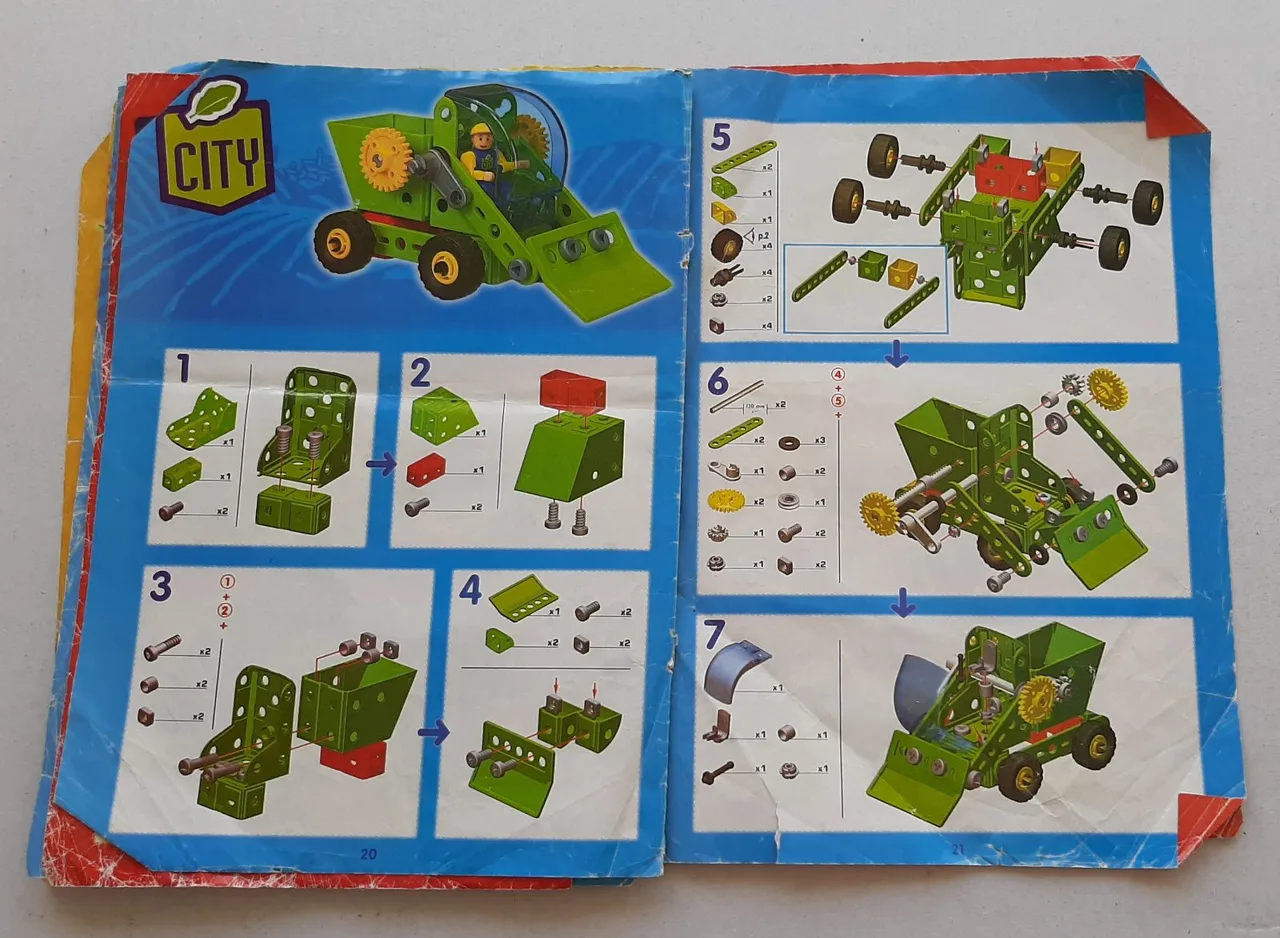 Meccano 9101 Farm and harvester set instruction book (only) – photo 4