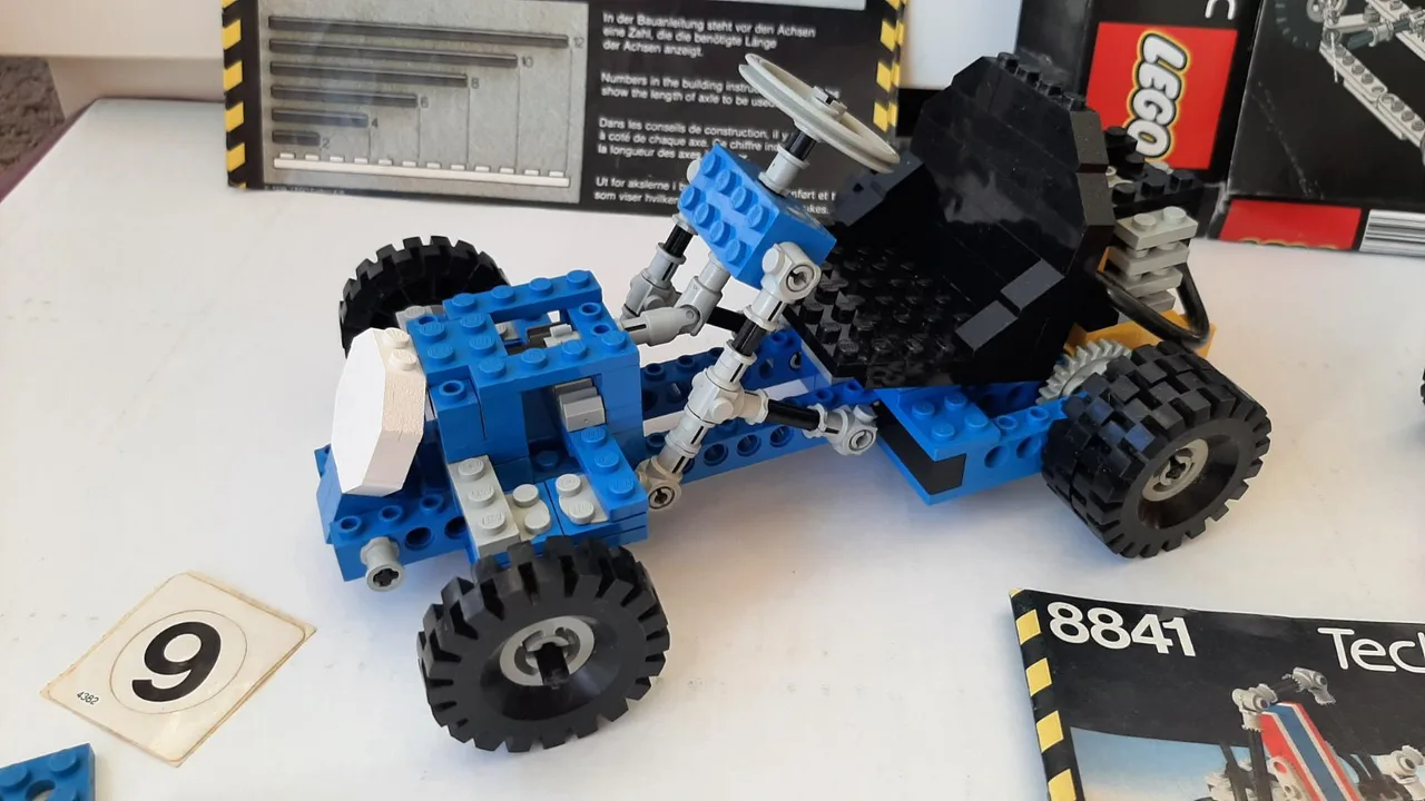 Vintage Lego Technic sets 854 Go Kart and 8841 Dune Buggy / Desert Racer – photo 3
