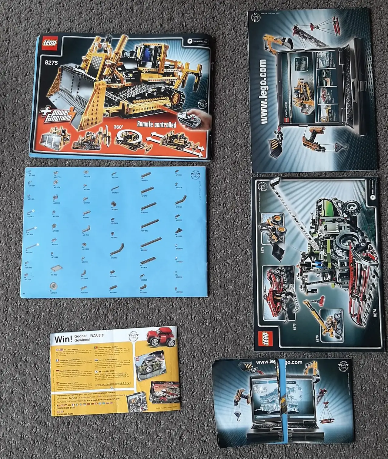 Lego Technic 8273 Off Road Truck and 8290 Mini Forklift COMPLETE – photo 12