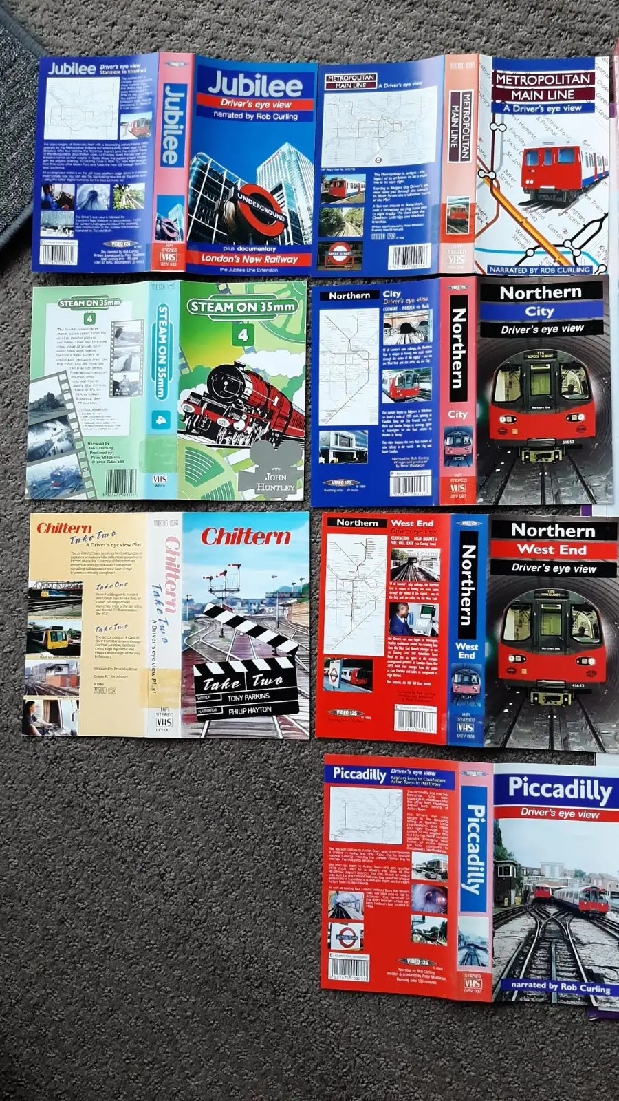 Train videos on VHS. BULK LOT – photo 2