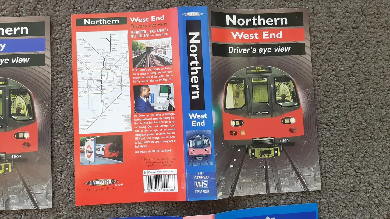 Bulk lot of cover sleeves for VIDEO 125 Drivers Eye View train videos – photo 4