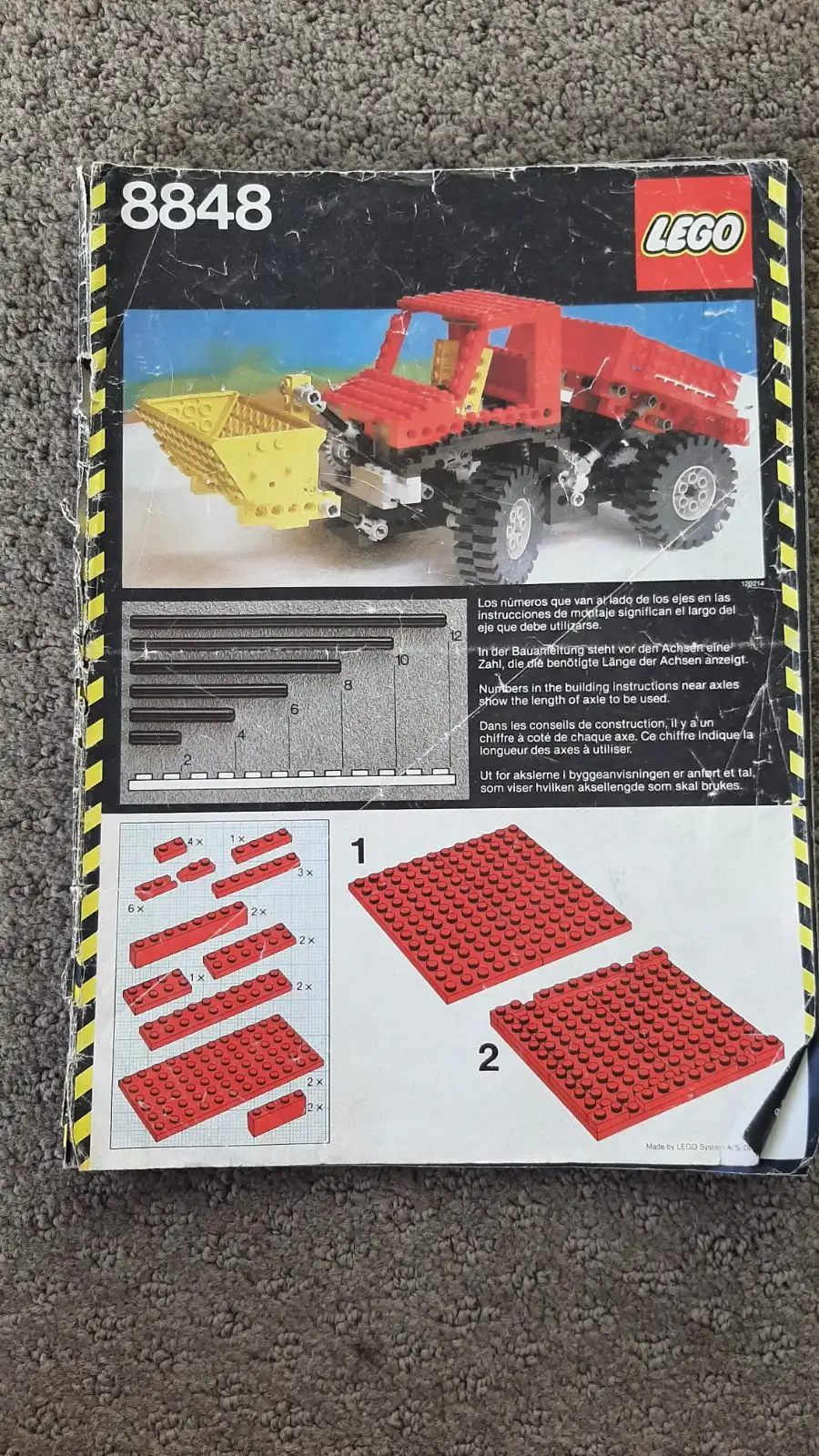 Vintage Lego Technic sets 8848 Power Truck and 8710 Expert Builder Parts Pack – photo 10