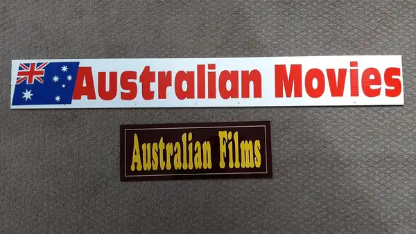 Video Ezy store signs - Australian Movies and Australian Films