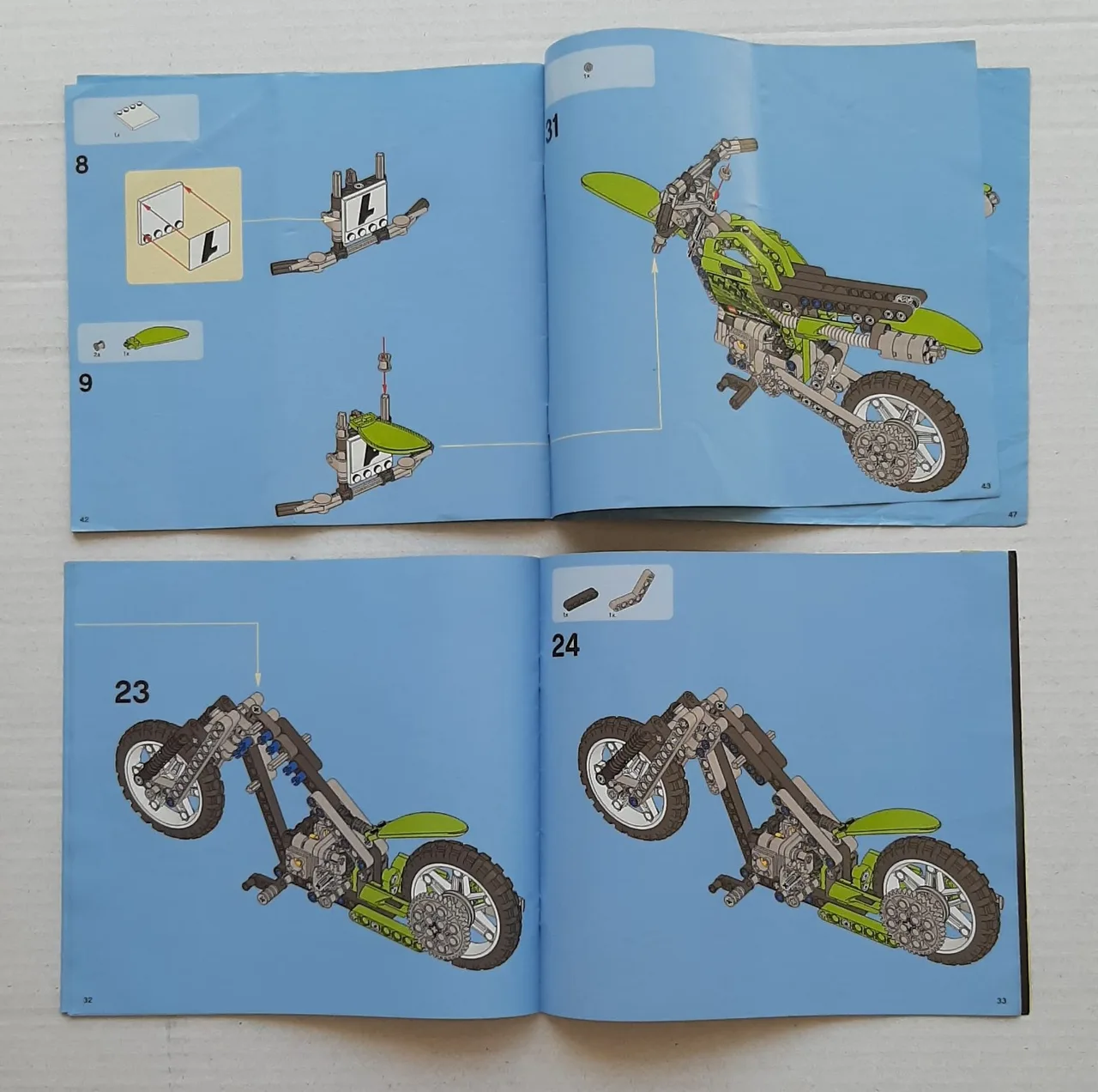 Lego Technic 8291 Dirt Bike - Instruction books only – photo 4