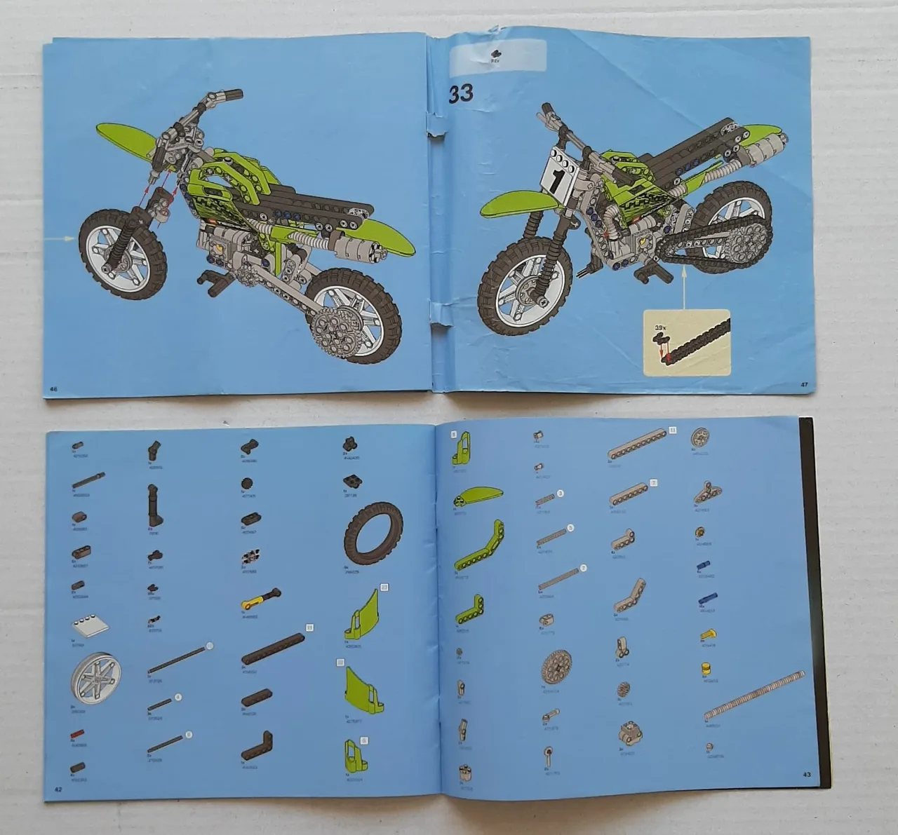 Lego Technic 8291 Dirt Bike - Instruction books only – photo 5