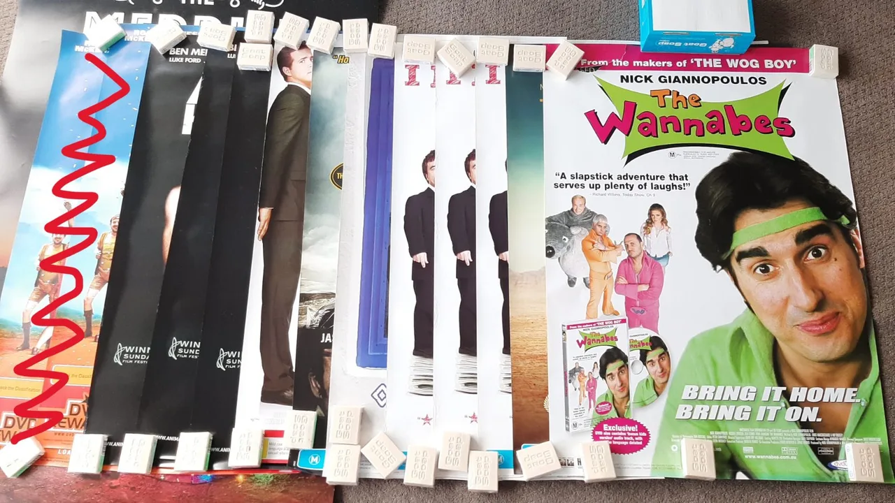 Bulk lot of 10 Australian film / movie posters + extra posters – photo 3