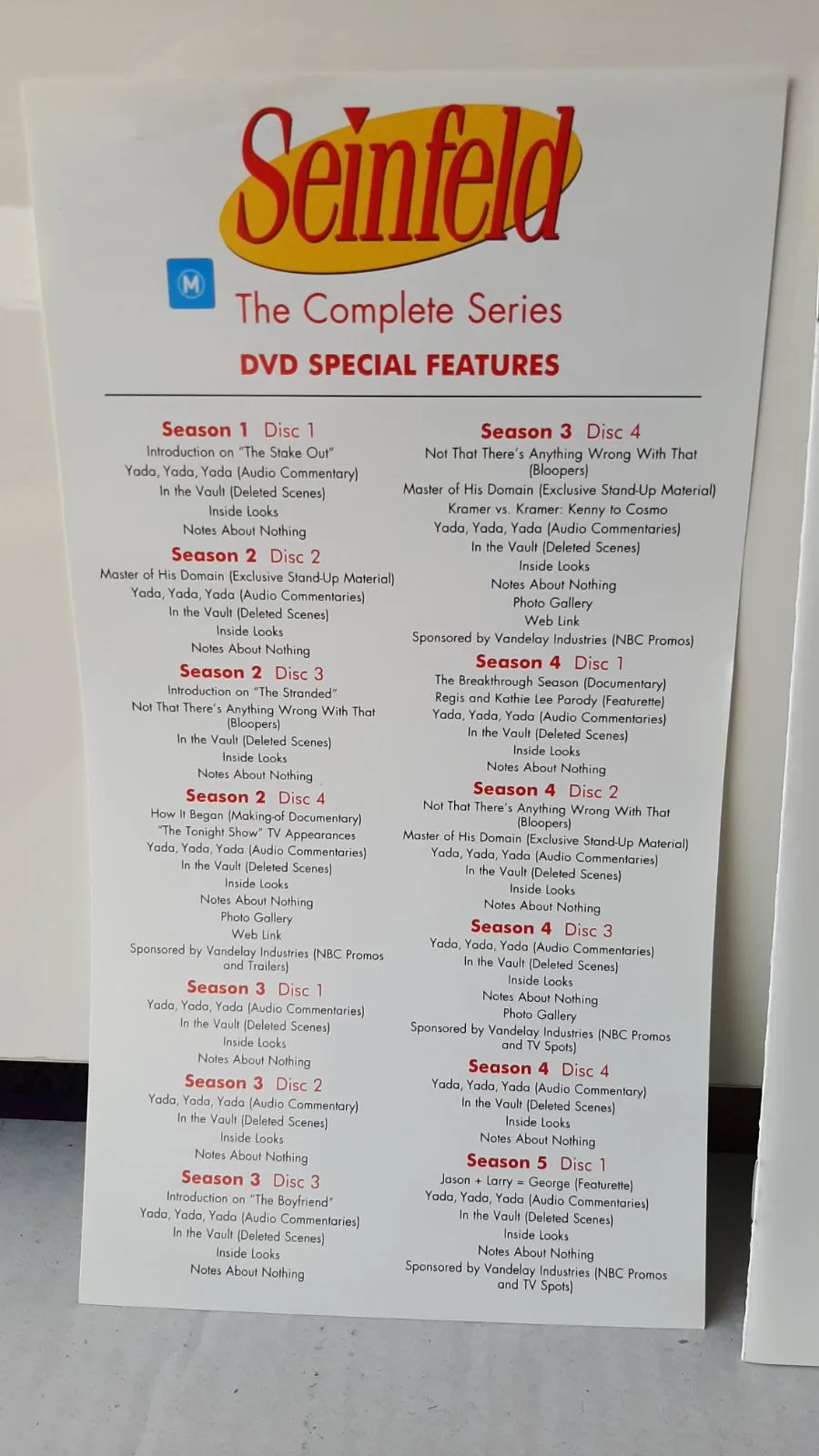Seinfeld The Complete Series (32-disc boxed set) - VGC – photo 5