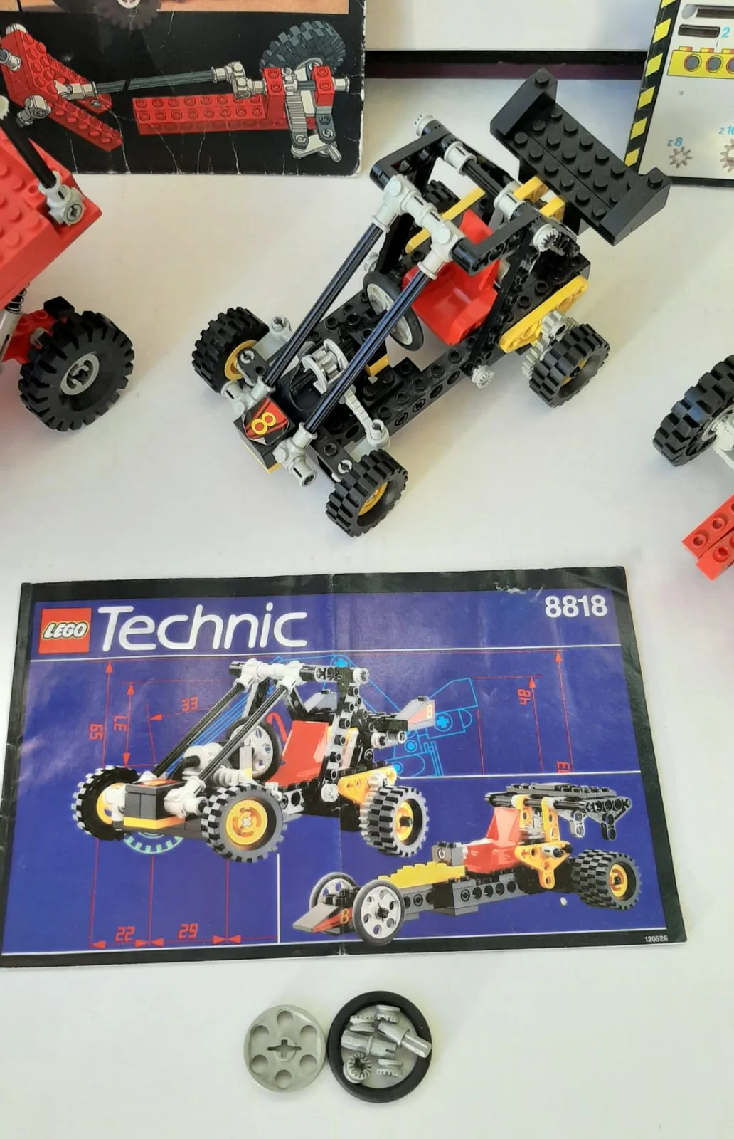 Vintage Lego Technic sets 8845 Dune Buggy, 8841 Dune Buggy and 8818 Baja Blaster – photo 3