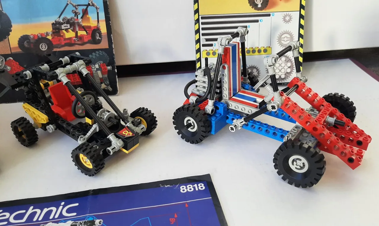 Vintage Lego Technic sets 8845 Dune Buggy, 8841 Dune Buggy and 8818 Baja Blaster – photo 9