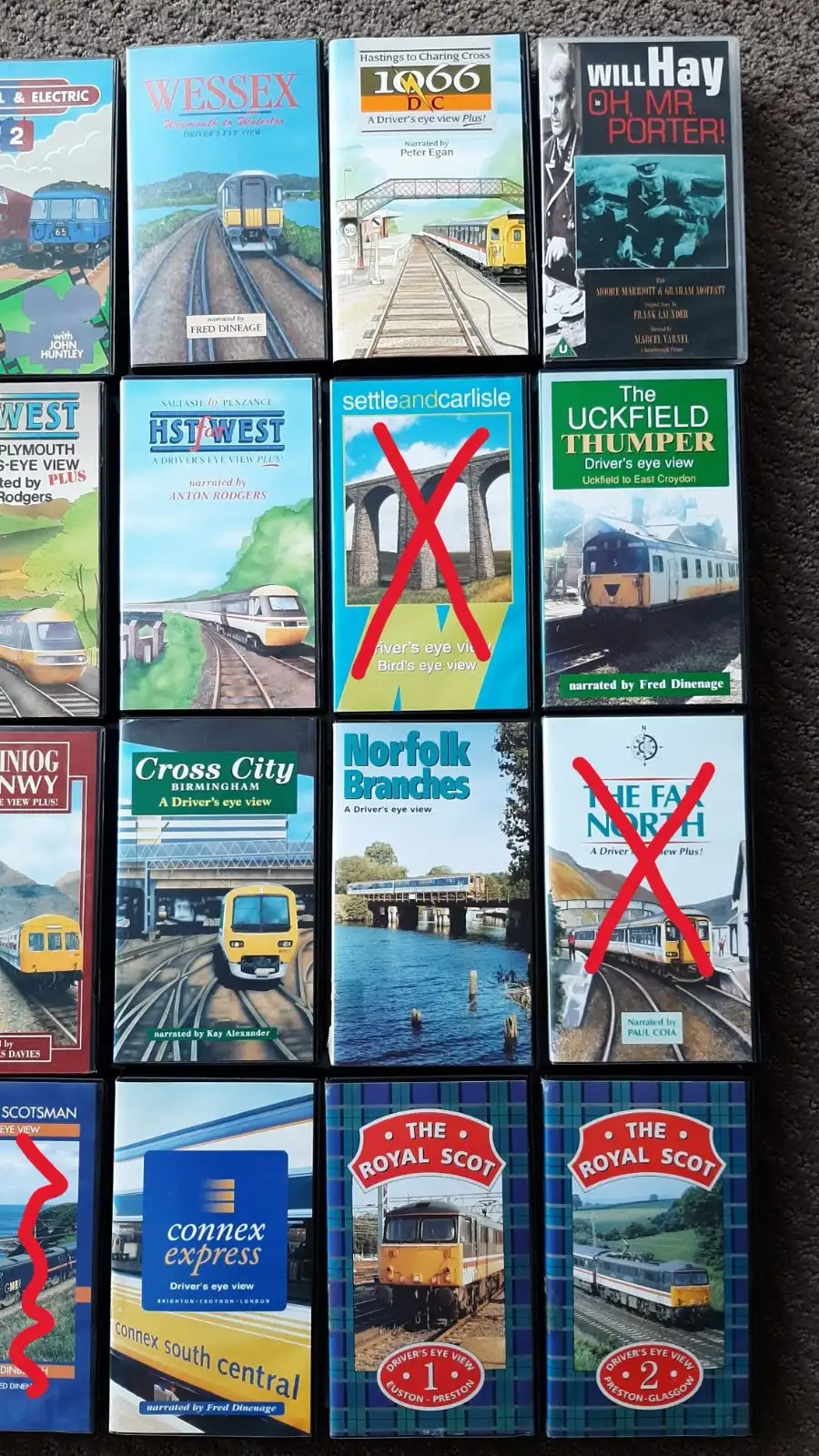Train videos on VHS. BULK LOT – photo 5