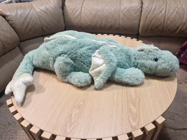 Dragon Plushie (Green, Sparkle)