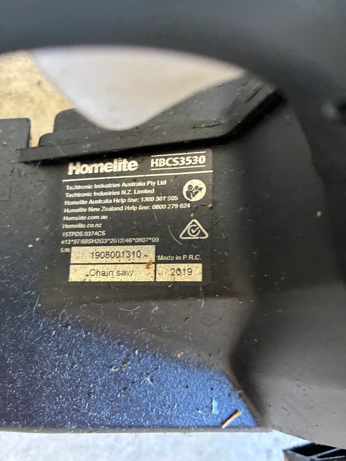 Homelite 2 stroke chainsaw – photo 2