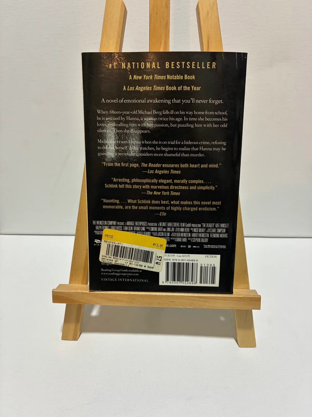 Signed paperback The Reader — photo 2