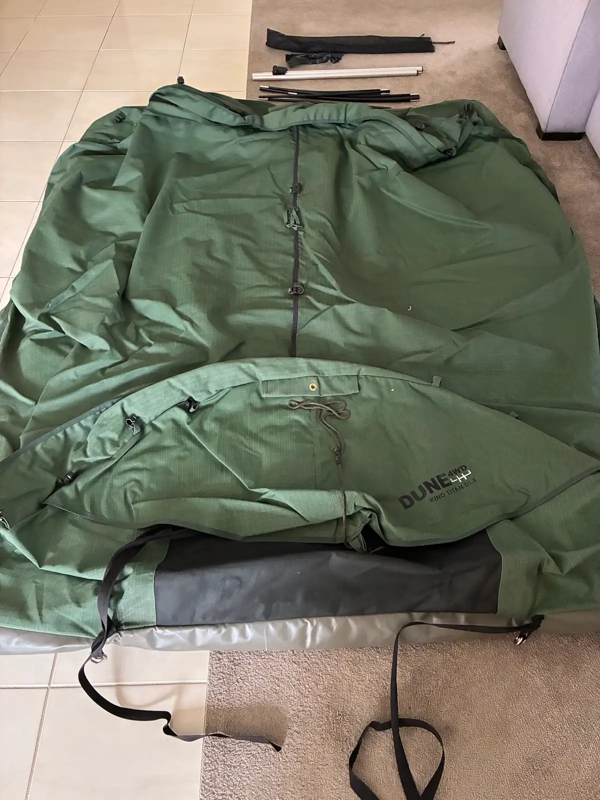 Dune 4Wd king titan DLX twin swag – photo 2