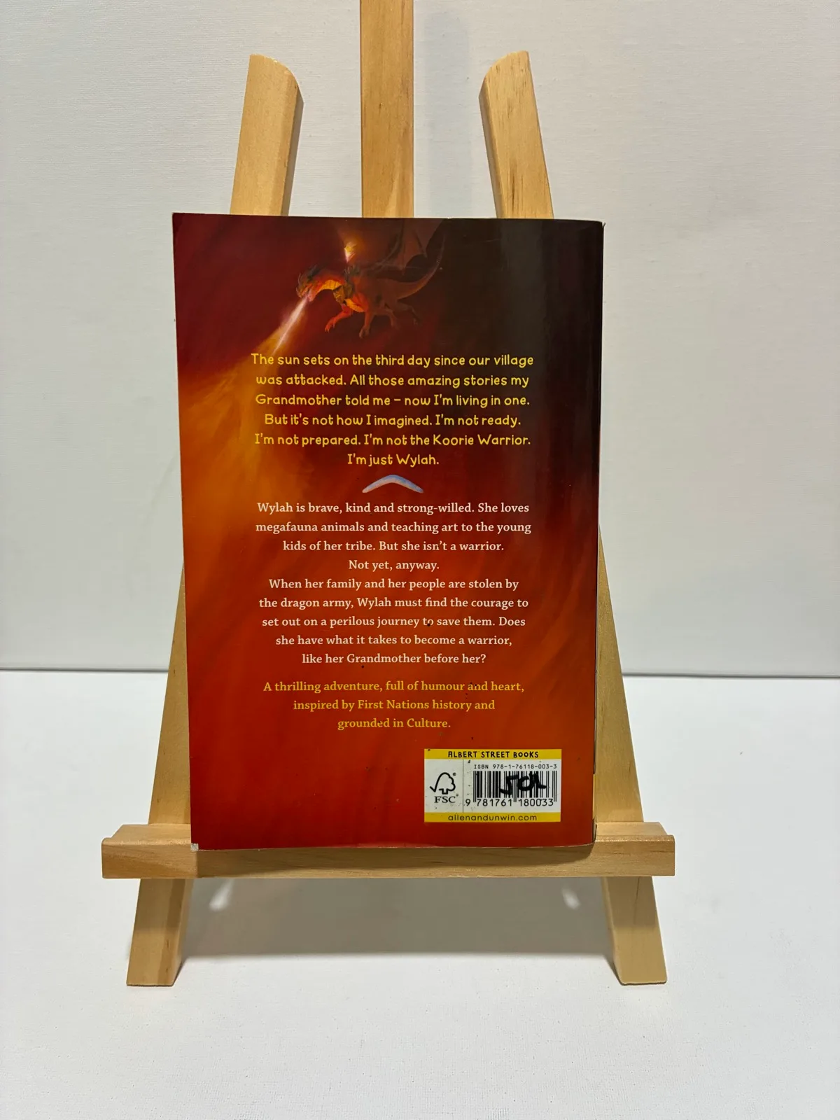 Paperback book Wylah the koorie warrior — photo 2