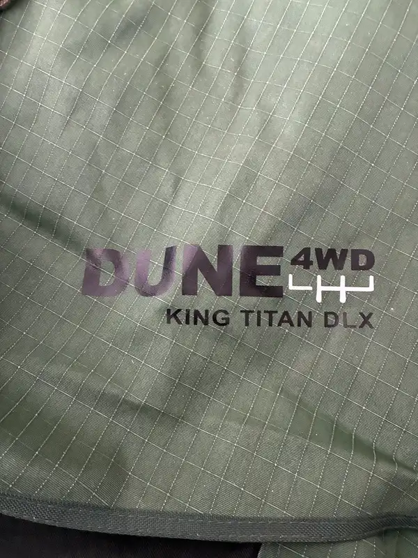 Dune 4Wd king titan DLX twin swag