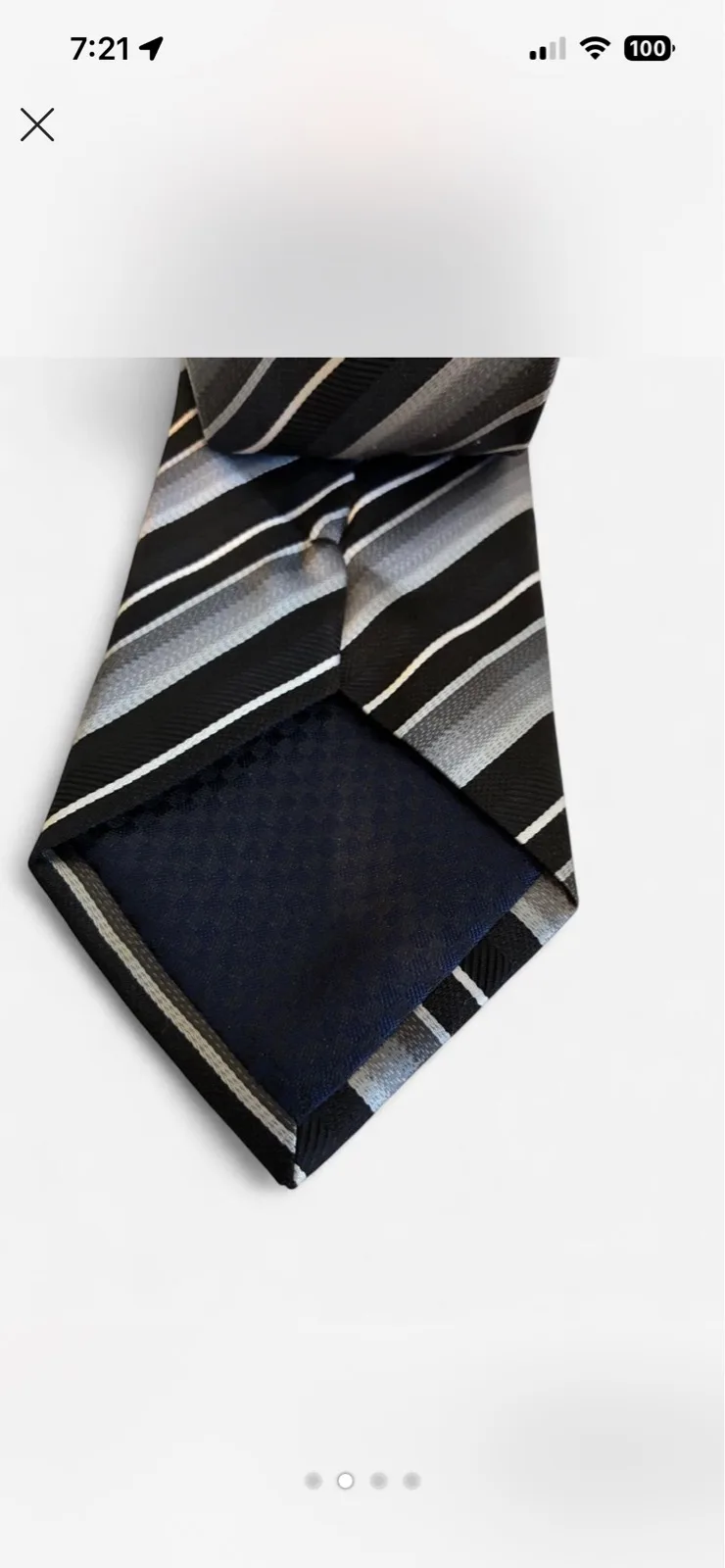 Men’s polyester tie 145cm 10cm — photo 2