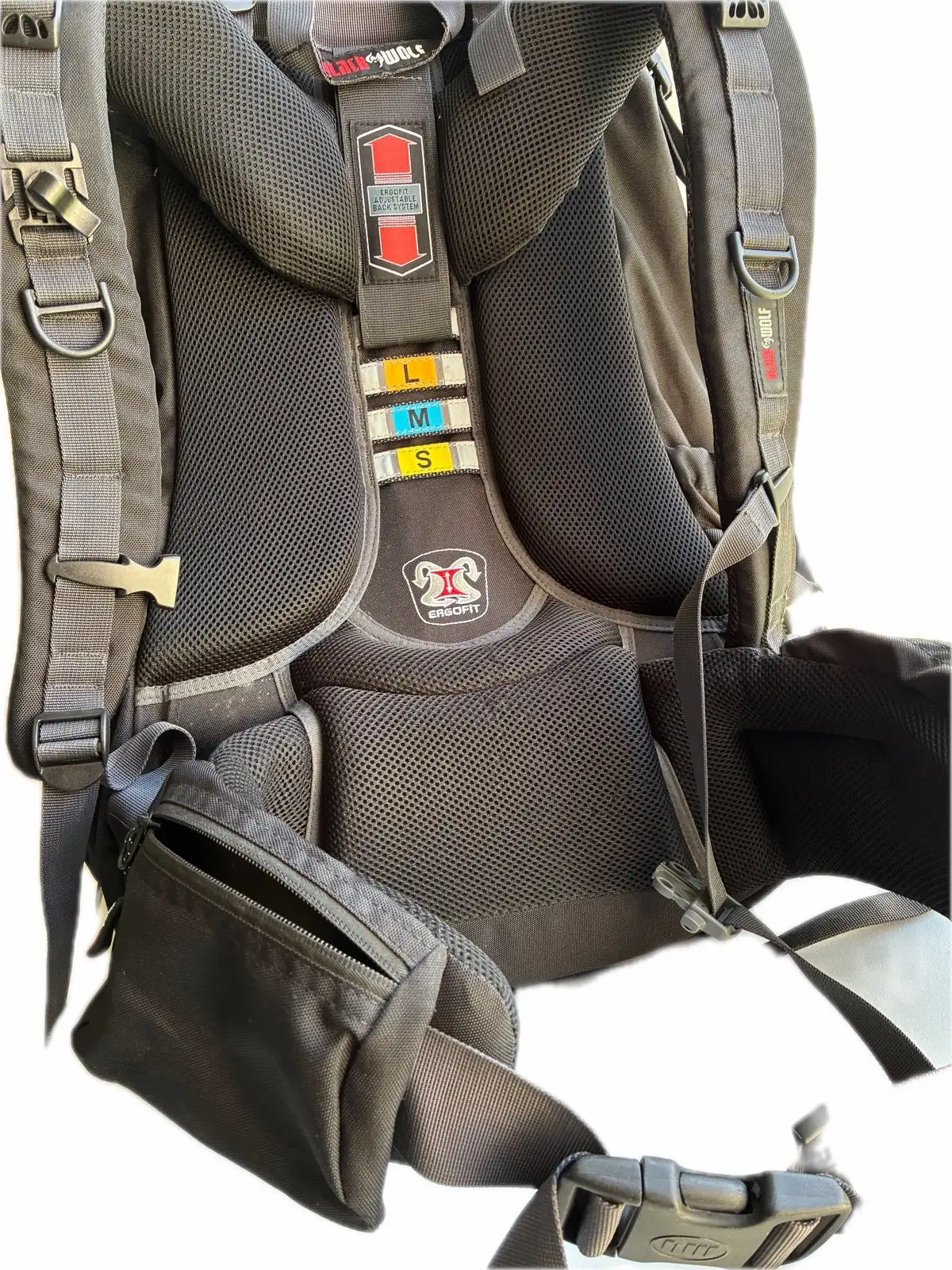 Black wolf full hiking pack 65L – photo 7