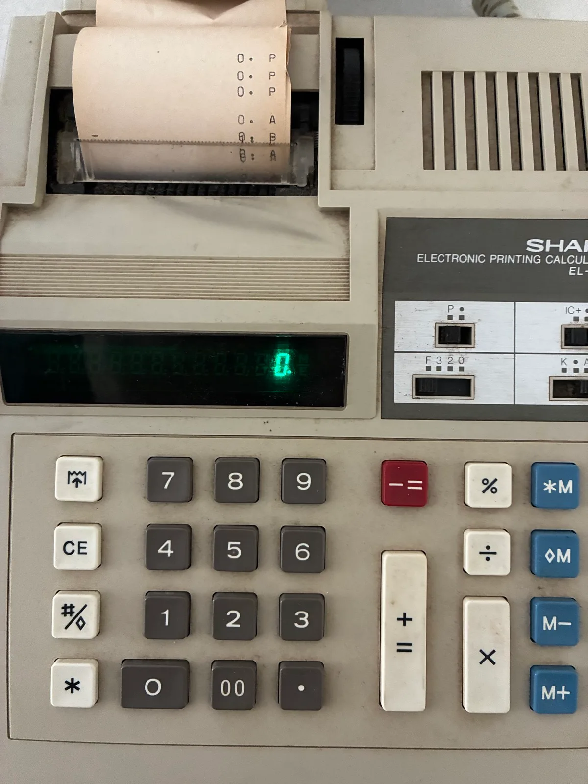 Vintage Sharp Calculator/Printer working – photo 3