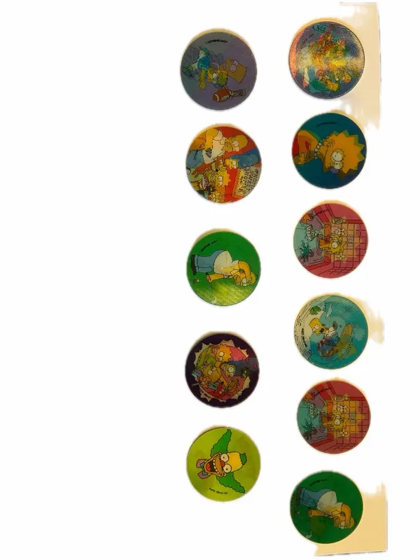 Tazos 11x Simpson magic motion Vintage 90s