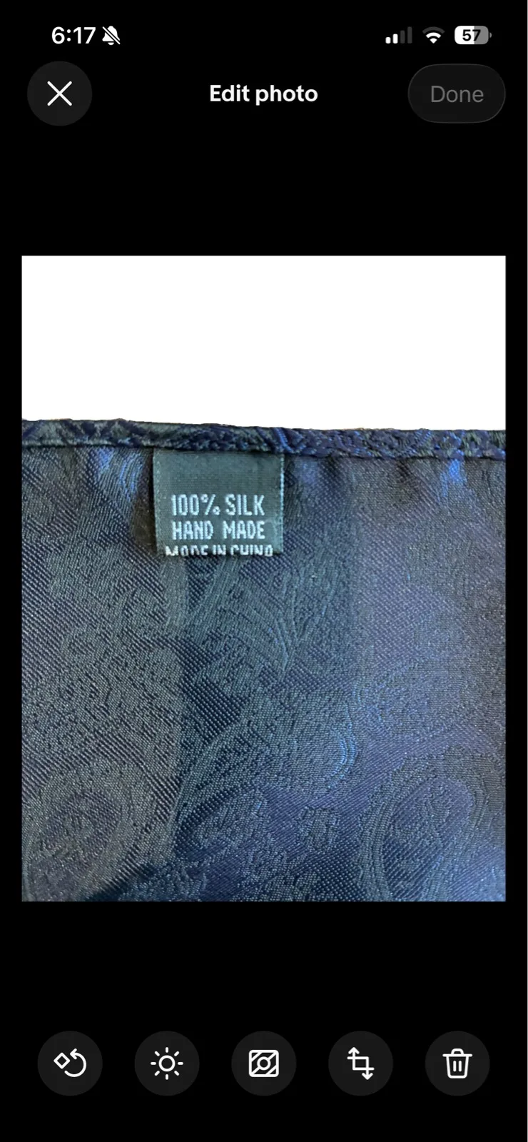 100% silk tie and pocket square set new – photo 4