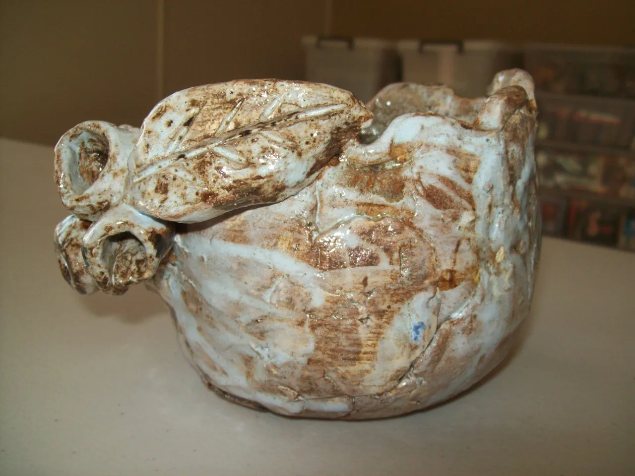 Gumnut Glazed Pottery Bowl. Handmade. New. Ref: ORN0018 – photo 2
