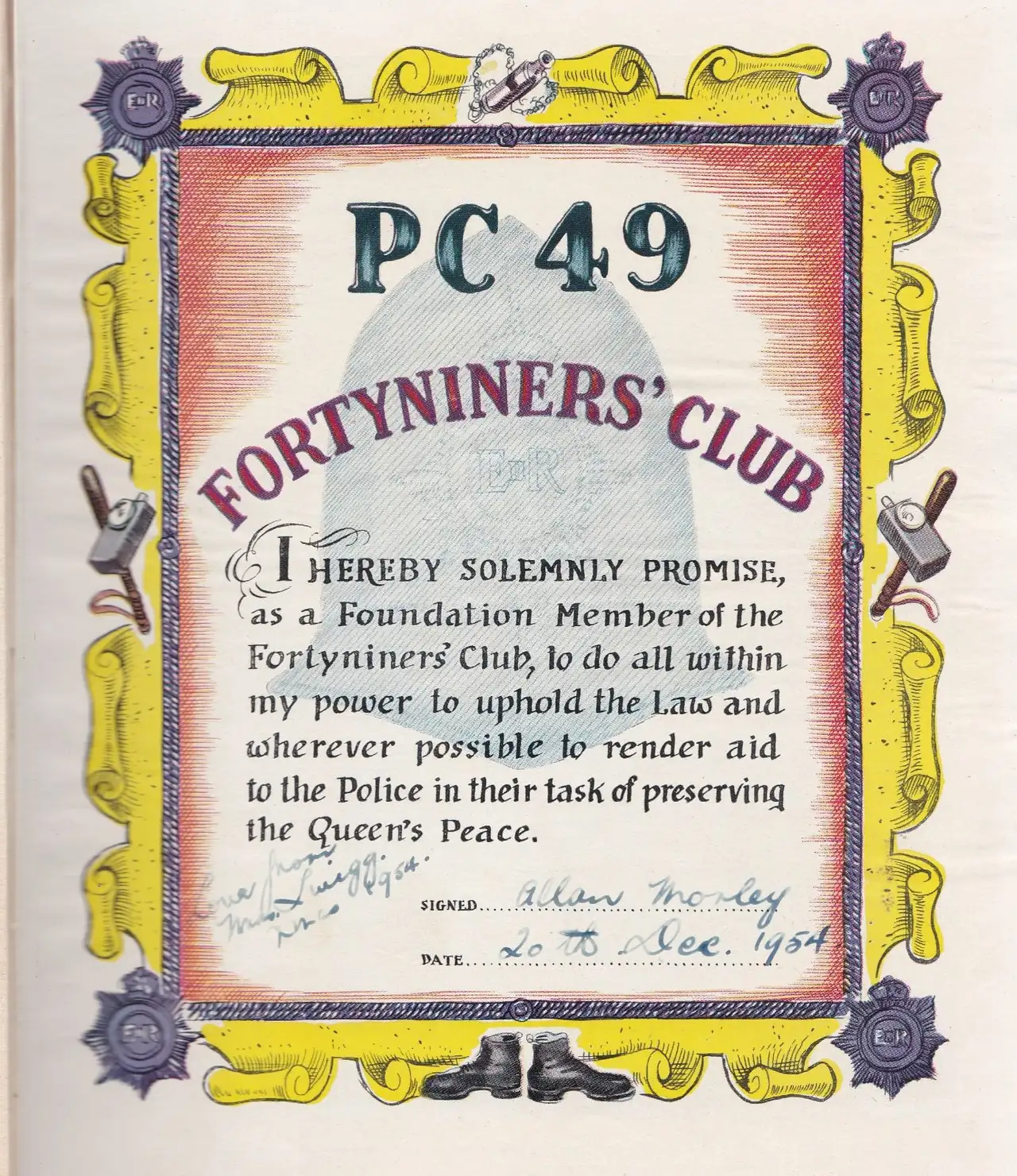 On The Beat With PC 49 by Alan Stranks. 1950. Ref: B1826 – photo 3