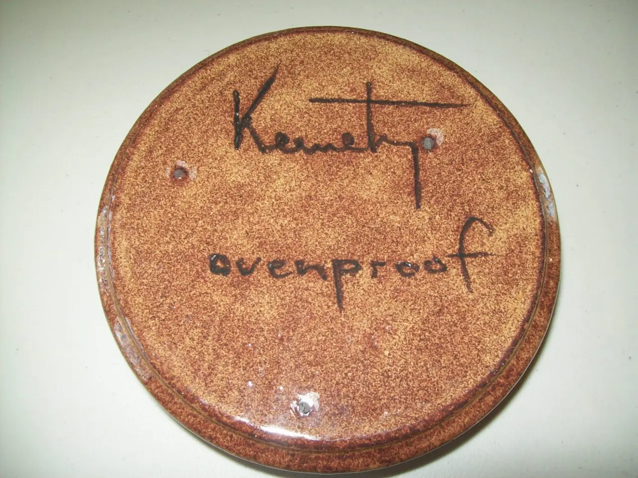 Brown Ribbed Handmade Ovenproof Pottery Dish. New. Ref: HWK0034 – photo 3