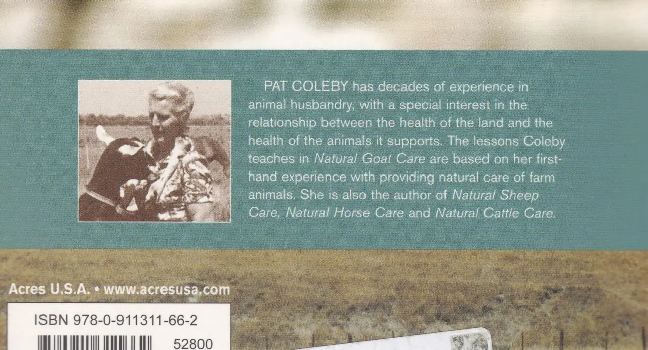 Natural Goat Care by Pat Coleby. Ref: B6413 – photo 3
