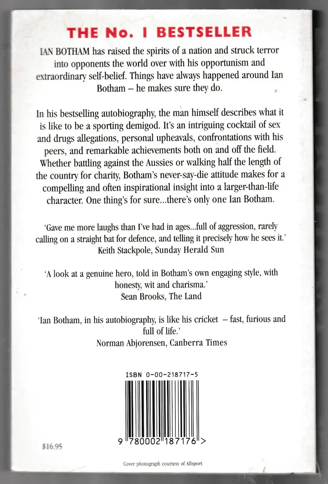 Botham - My Autobiography by Peter Hayter. Ref: B6420 – photo 3