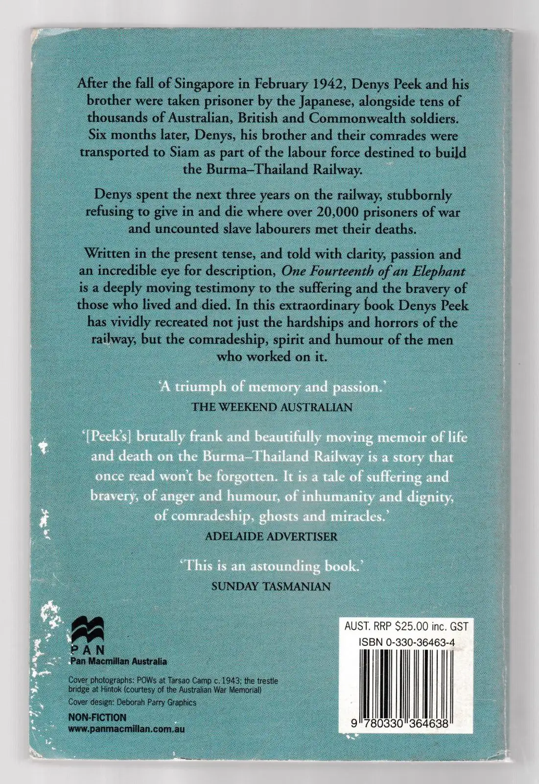 One Fourteenth Of An Elephant by Ian Denys Peek. Ref: B6409 – photo 3
