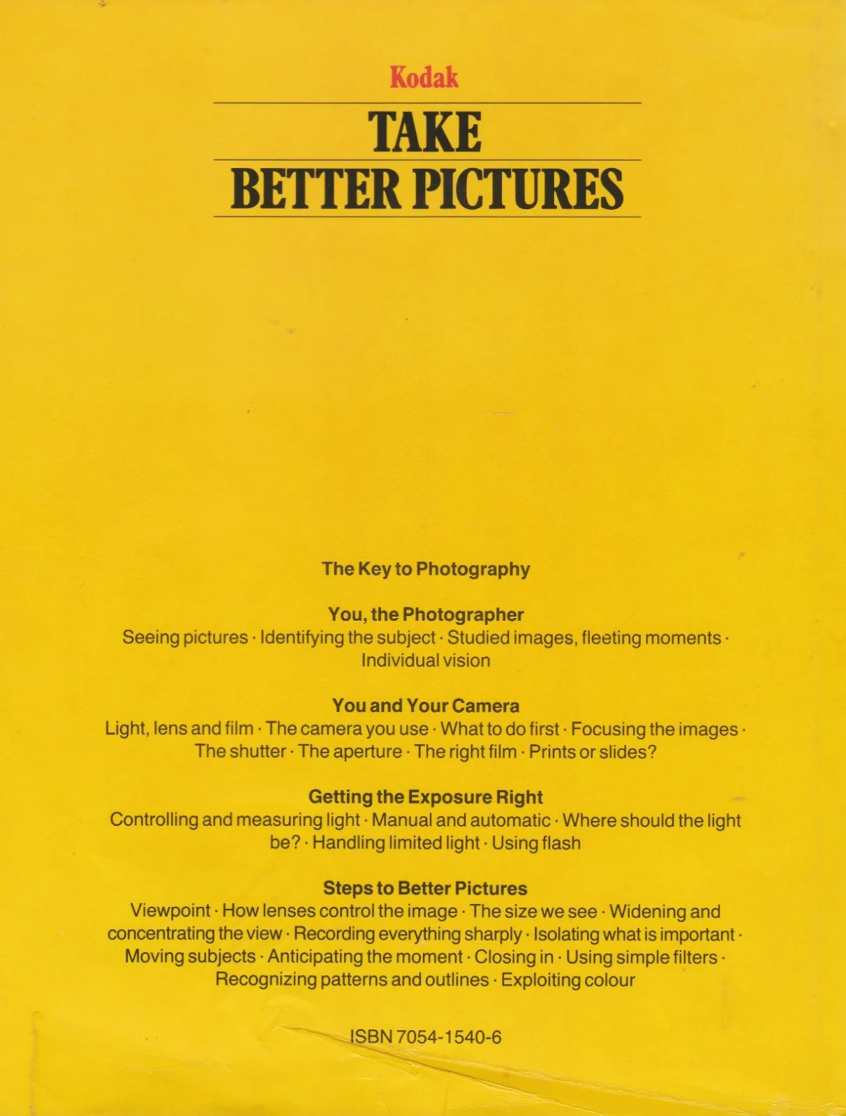 Take Better Pictures by Kodak. Ref: B1329 – photo 2